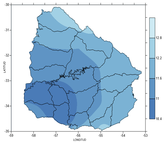 Temperatura Media Junio de 2021