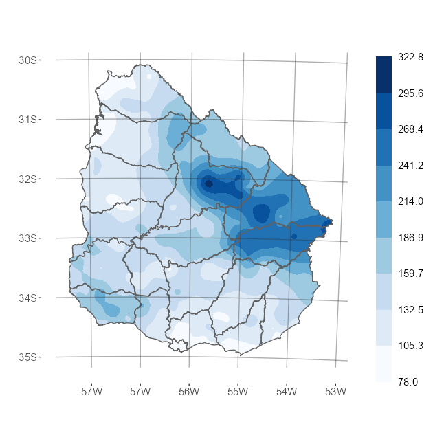 Precipitación Acumulada (mm) Setiembre 2021