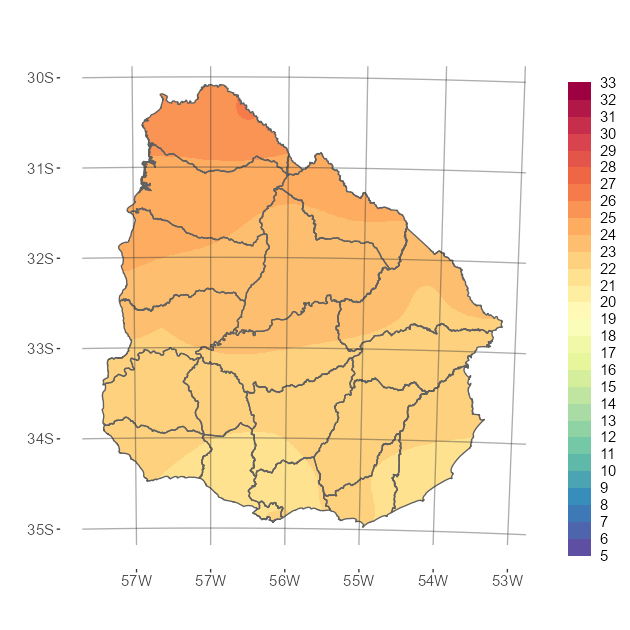 Temperatura Media Febrero 2022
