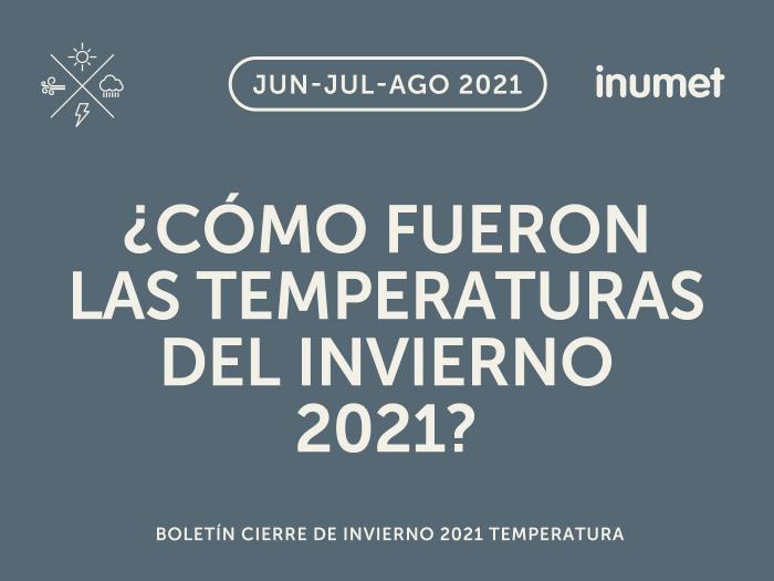 TEMPERATURAS 2021 INVIERNO